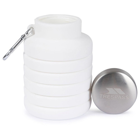 Trespass Μπουκάλι νερού Vavo Folded Silicon Bottle with Caribiner 500ml
